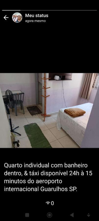 Hostel Familia Quartos Privado Proximo Aeroporto Int Guarulhos Sp Taxi 24 Hrs Extérieur photo